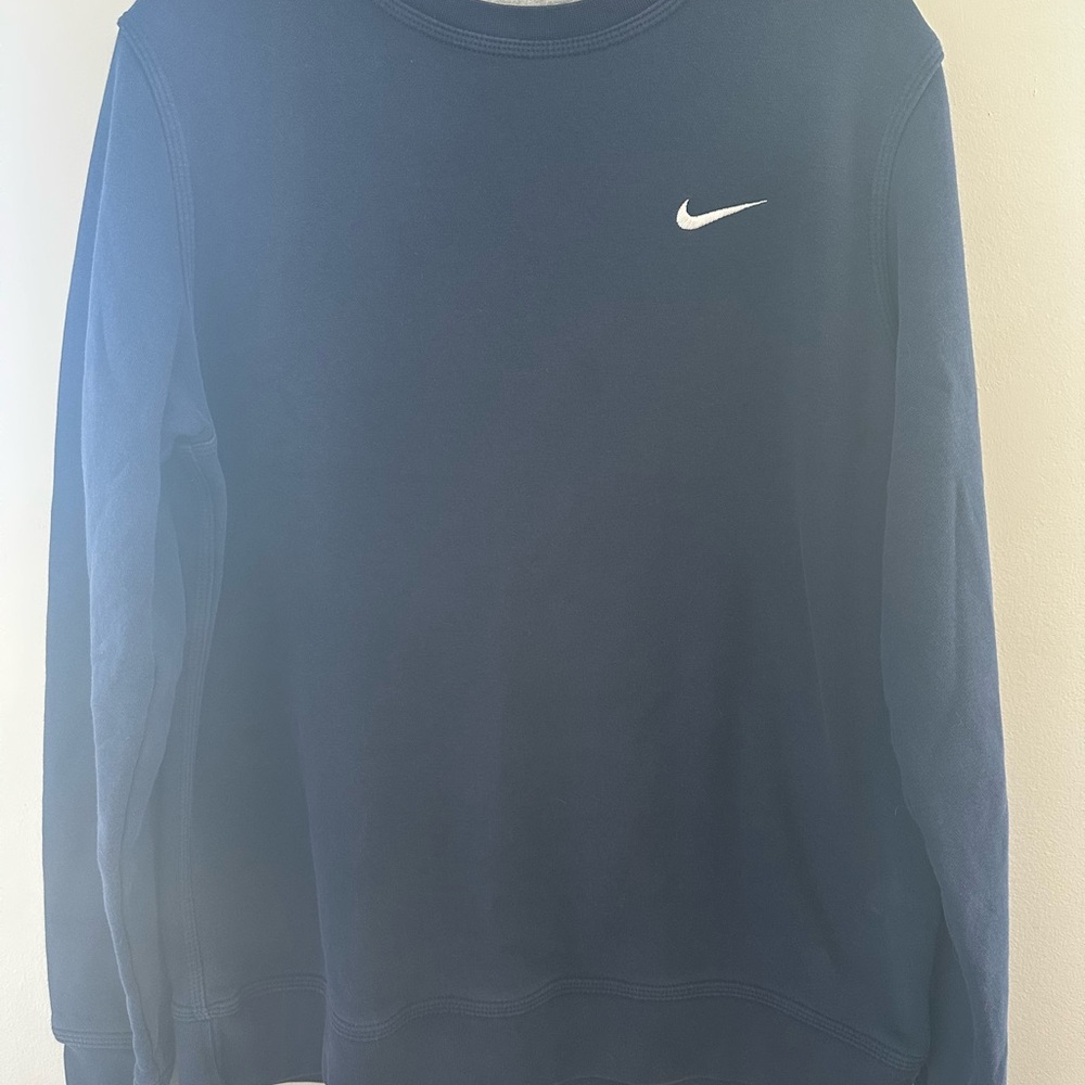 Nike Navy Blue Crewneck Sweatshirt